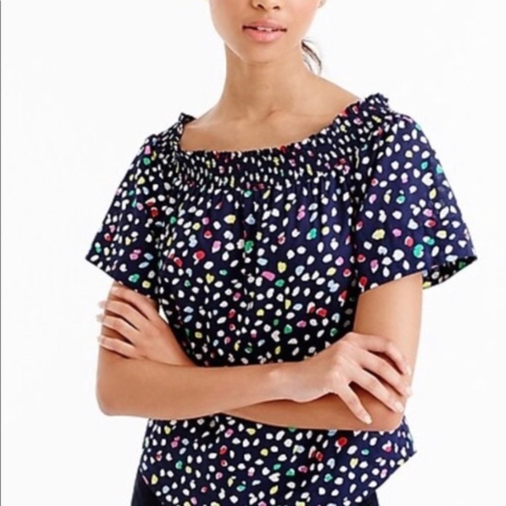 Lightly loved J.crew off shoulder blouse size 8